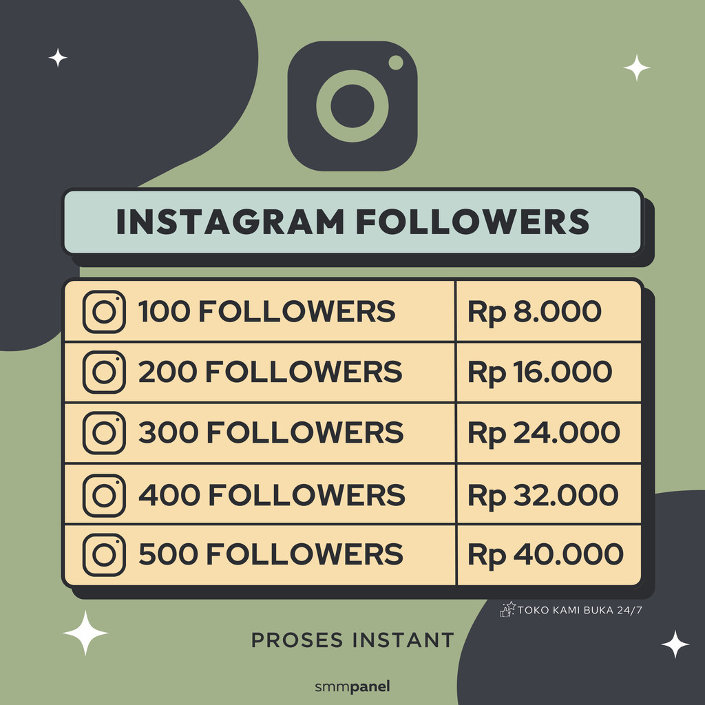 Followerinstagrampermanen Followers IG Permanen Real Aktif Global Bukan Akun Indonesia Insta Permane