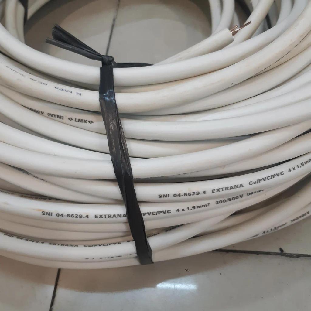 Kabel NYM 4x1.5 mm Extrana meteran Kabel NYM 4x1,5 mm Extrana