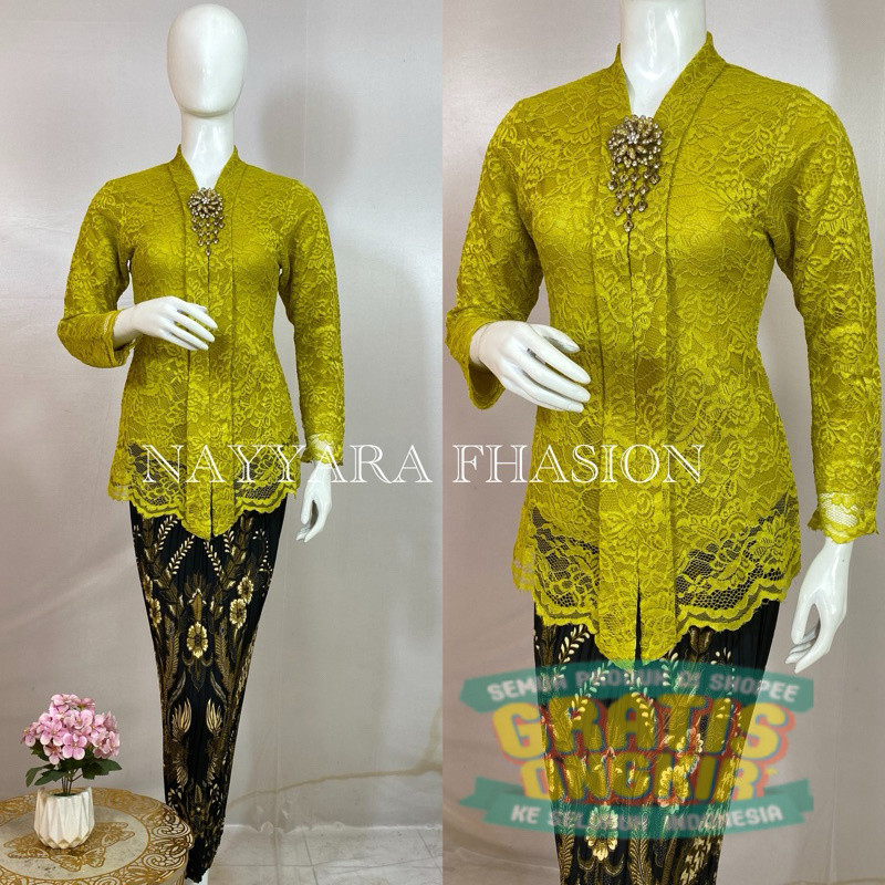Kebaya / Set Floy/ Pakaian Wanita / Set Kebaya / Kebaya Kartini Kebaya Kartini Modern / Kebaya Bali/