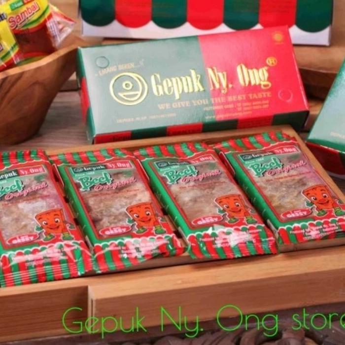 Gepuk Ny Ong rasa beef original ( Pengiriman ke luar kota )