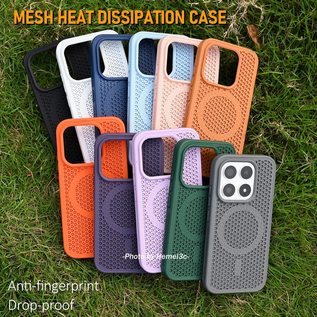 Casing Xiaomi 17 Sarang Lebah Plastik Keras Anti Panas