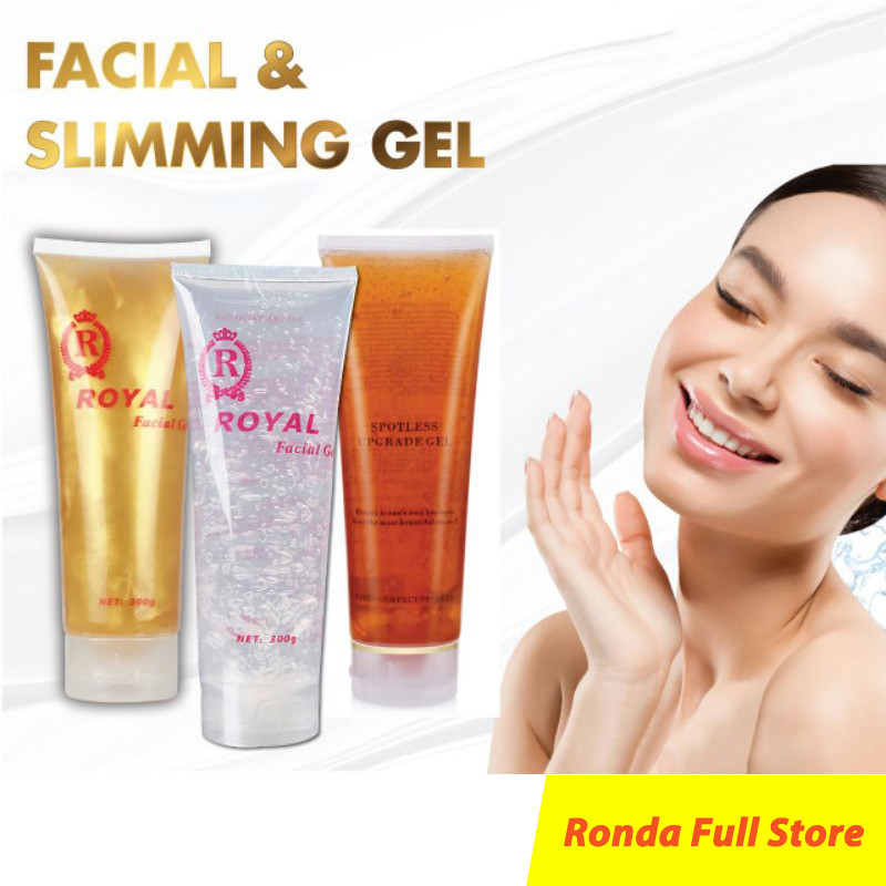 Royal Facial Gel Ultrasonic Skin Rejuvenation Face Lifting Serum - Gel Wajah Ultrasonik Untuk Pelemb
