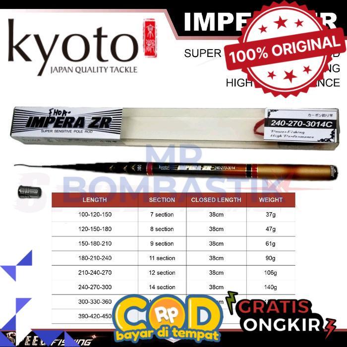 Joran Tegek KYOTO Impera ZR Tegek Zoom Rod Pole - 240-270-300 -bomb