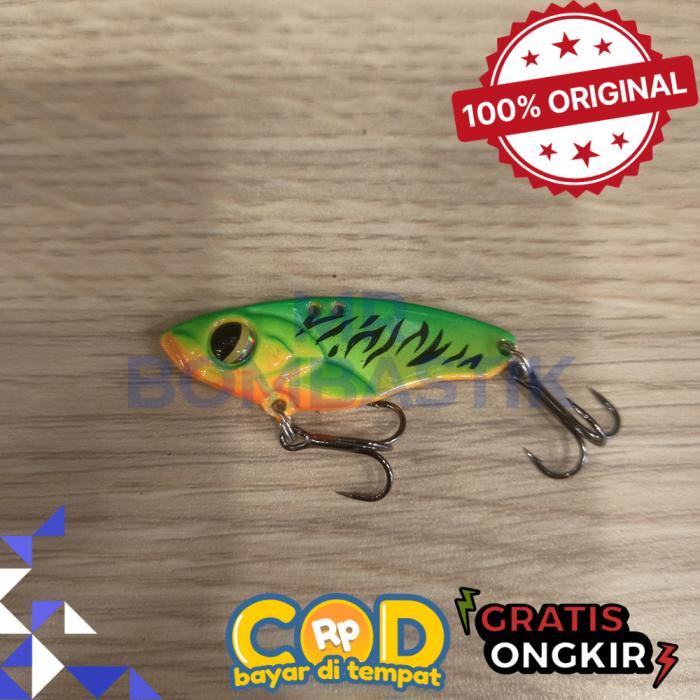 Lure Seasky Fishing Vibrax Umpan Pancing - Hijau Loreng -bomb