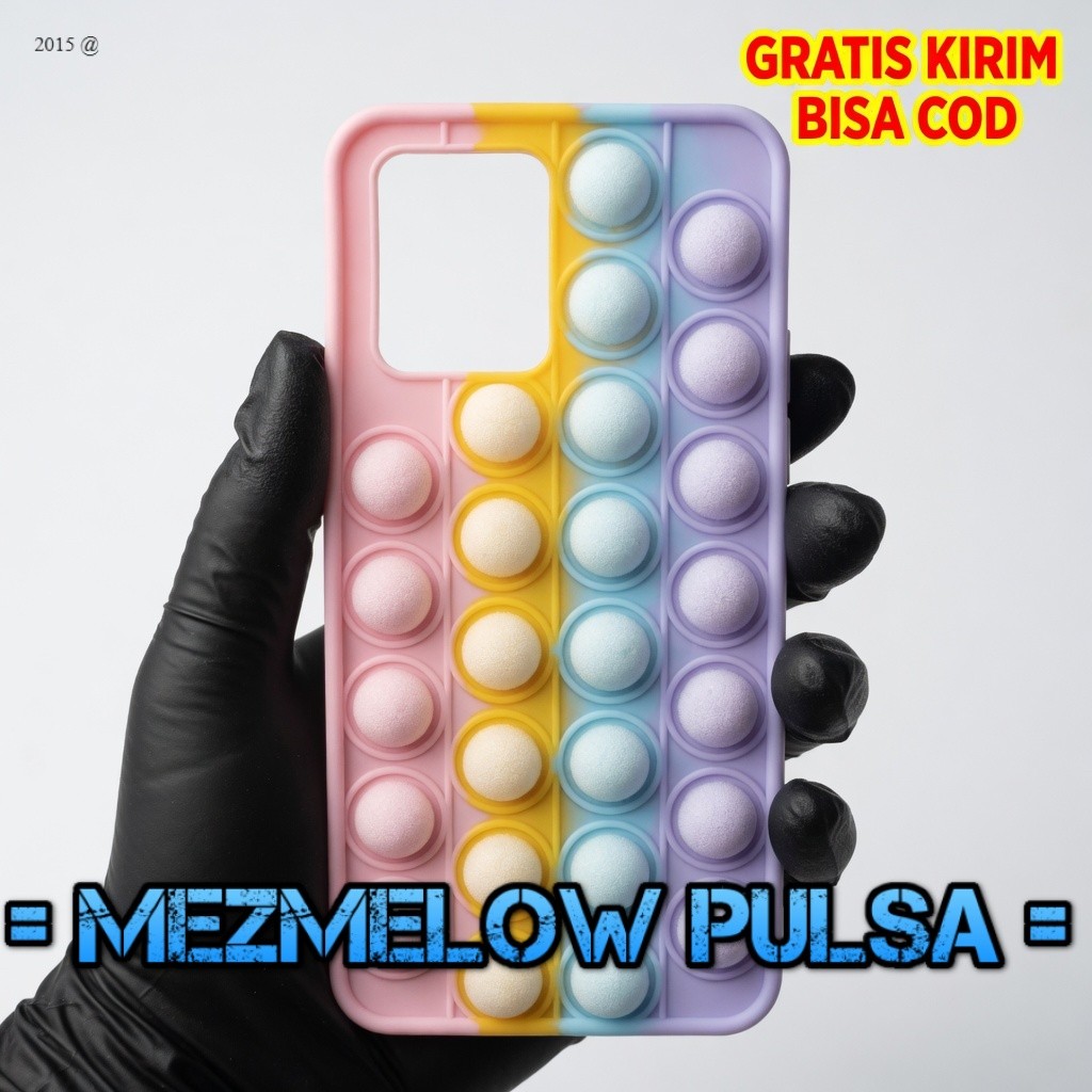 Case POP IT Rainbow Silicone Casing Case Lembut Caseng REALME 8 4G / REALME 8 PRO
