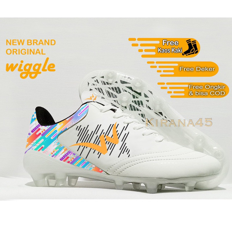 (LuxvenMart) Sepatu Bola New Original Wiggle 100% ORI Made in Indonesia