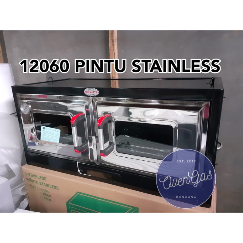 MEGASALE [ CARGO ] OVEN GAS BIMA JAYA 12060 PINTU STAINLESS