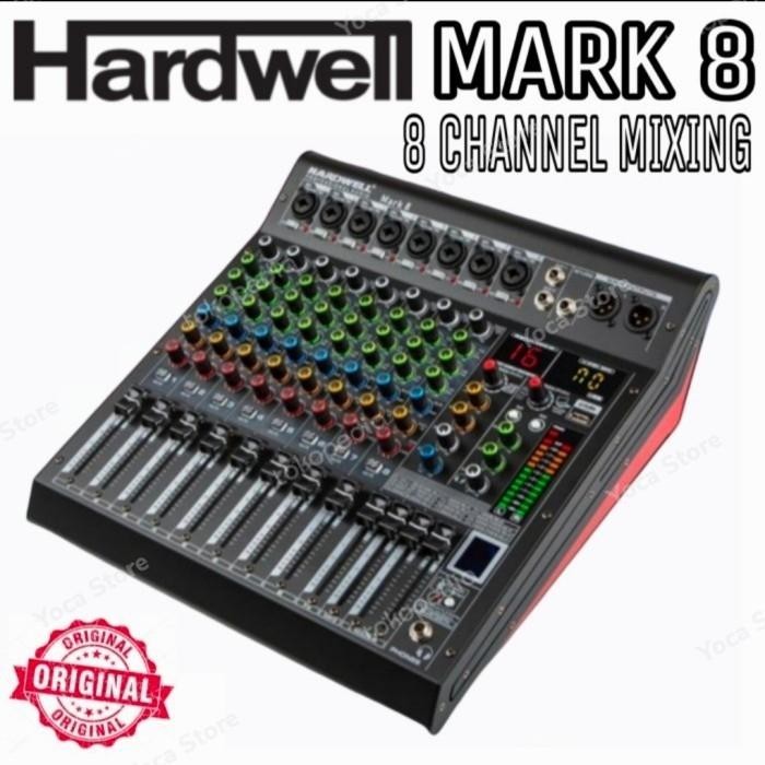 Mixer Audio HARDWELL 8 Channel MARK-8 Free Koper Mixer