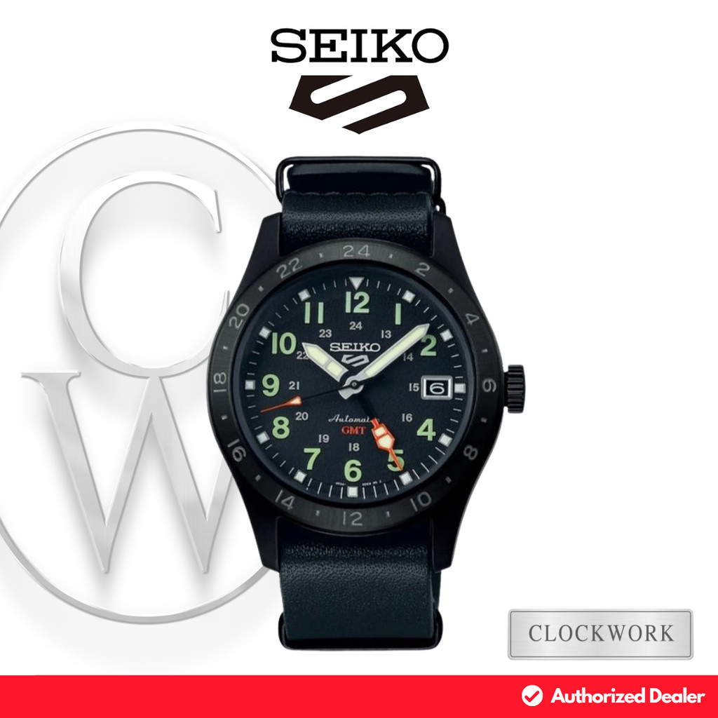 Jam Tangan Pria Seiko 5 Sports SSK025K1 Automatic Karet Sporty Casual Hitam