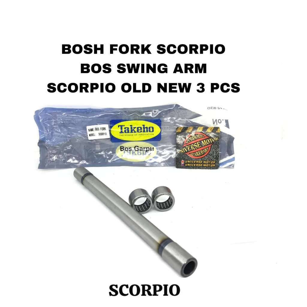 BOSH FORK SCORPIO BOS SWING ARM SCORPIO OLD NEW 3 PCS