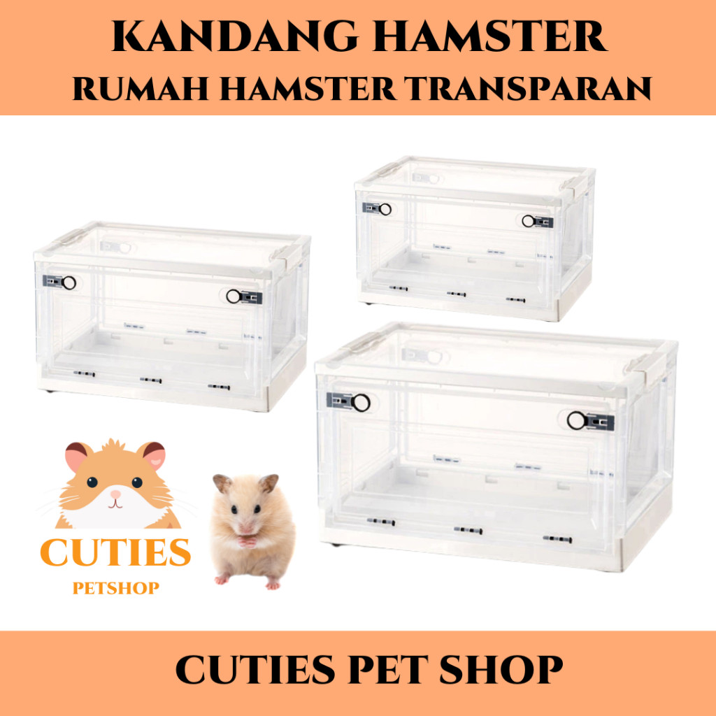 SUMERKAN KANDANG HAMSTER TRANSPARANT / RUMAH HAMSTER / KANDANG HAMSTER MURAH / KANDANG HAMSTER BESAR