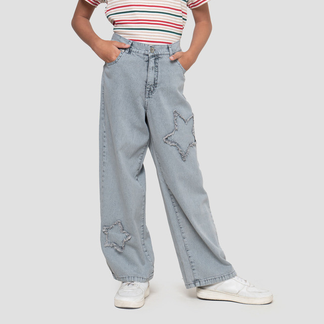 Exit Girls Bowie Celana Kulot Denim Anak Perempuan 122788851