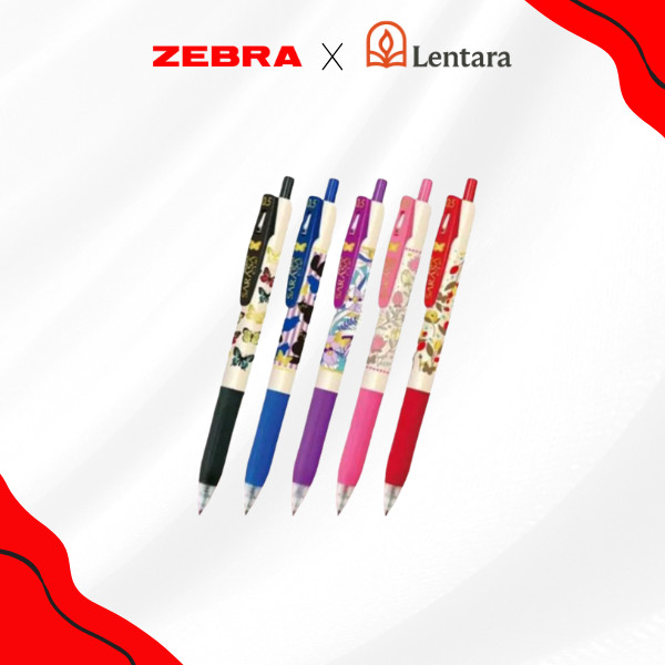 Pulpen Gel Sarasa Butterfly Series Limited Edition - 0.5MM / Sarasa Limited 0.5 / Sarasa Pulpen Kara