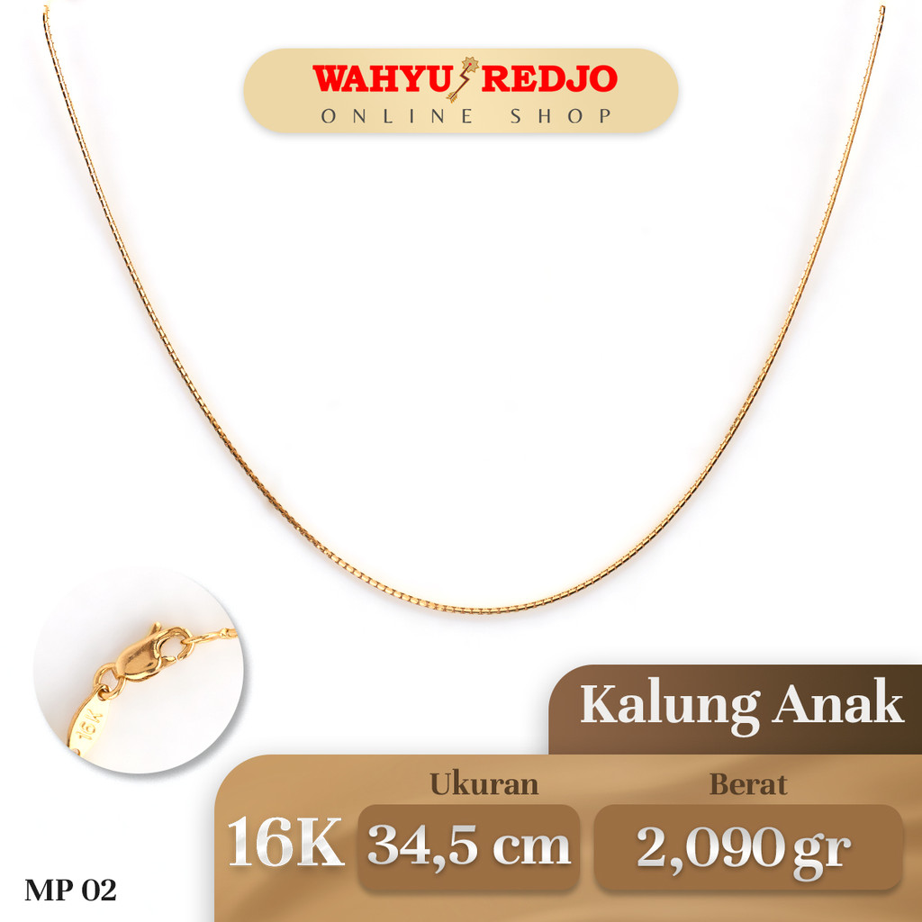 Kalung Emas Anak Kadar 16K Wahyu Redjo KLA-16K-30139198