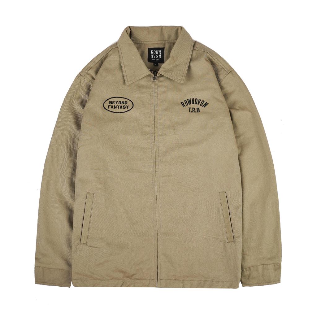 Rown Division Deck Jacket || Deimos Khaki Jaket Kanvas