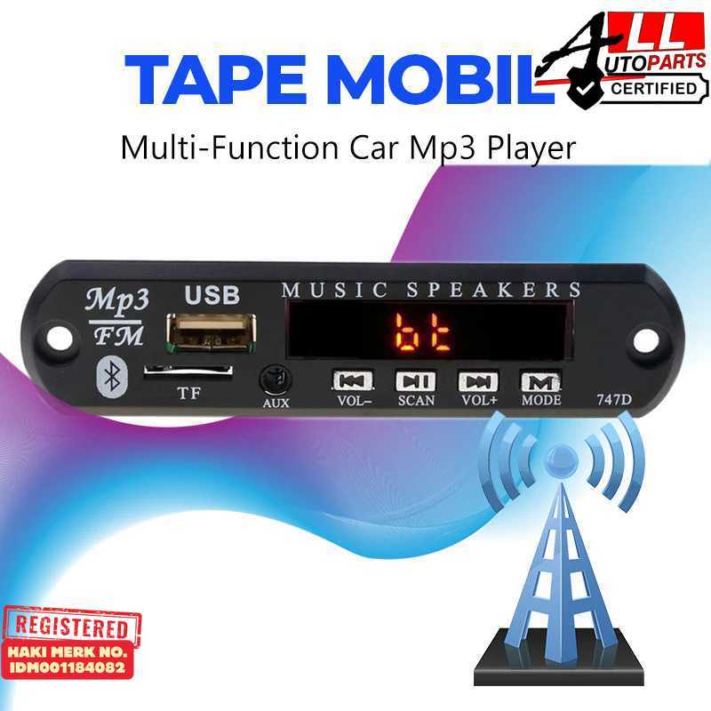 Tape Mobil Audio Speaker MP3 Player Bluetooth Wireless Receiver