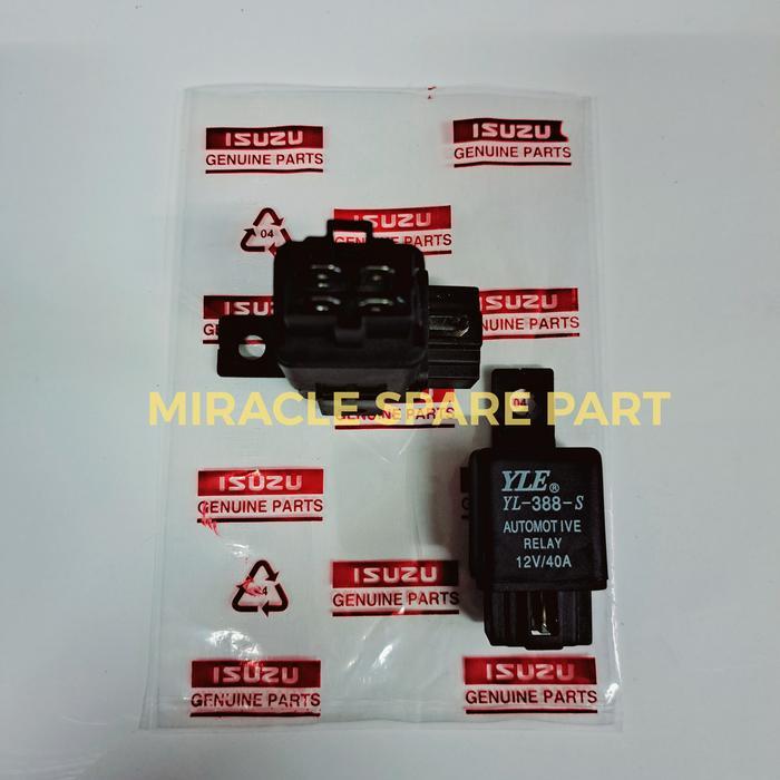 Relay Fog Lampu Kabut Isuzu Panther 12volt 40amper Kaki 4 SPAREPARTS MOBIL