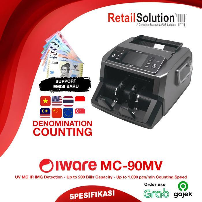 Money Counter Penghitung Uang UV MG IR DD - IWARE MC88MVII MC-88MVII MC88 MVII MC-88MV II - MC-90MV 