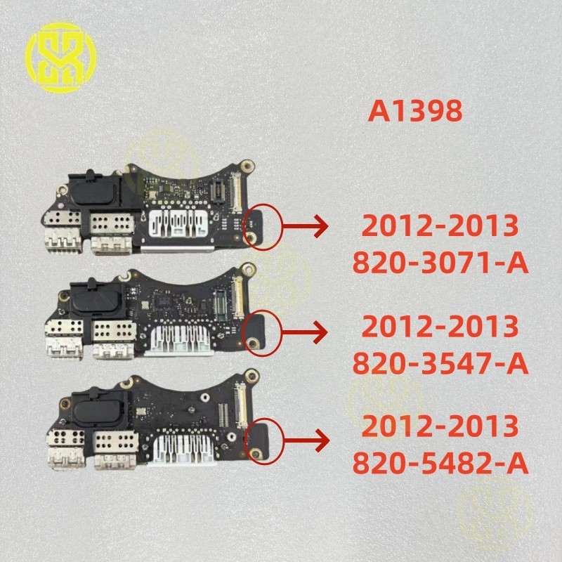 For Macbook Pro Retina 15" A1398 2012-2015 Year 820-3071-A 820-3547-A 820-5482-A Original I/O Board 