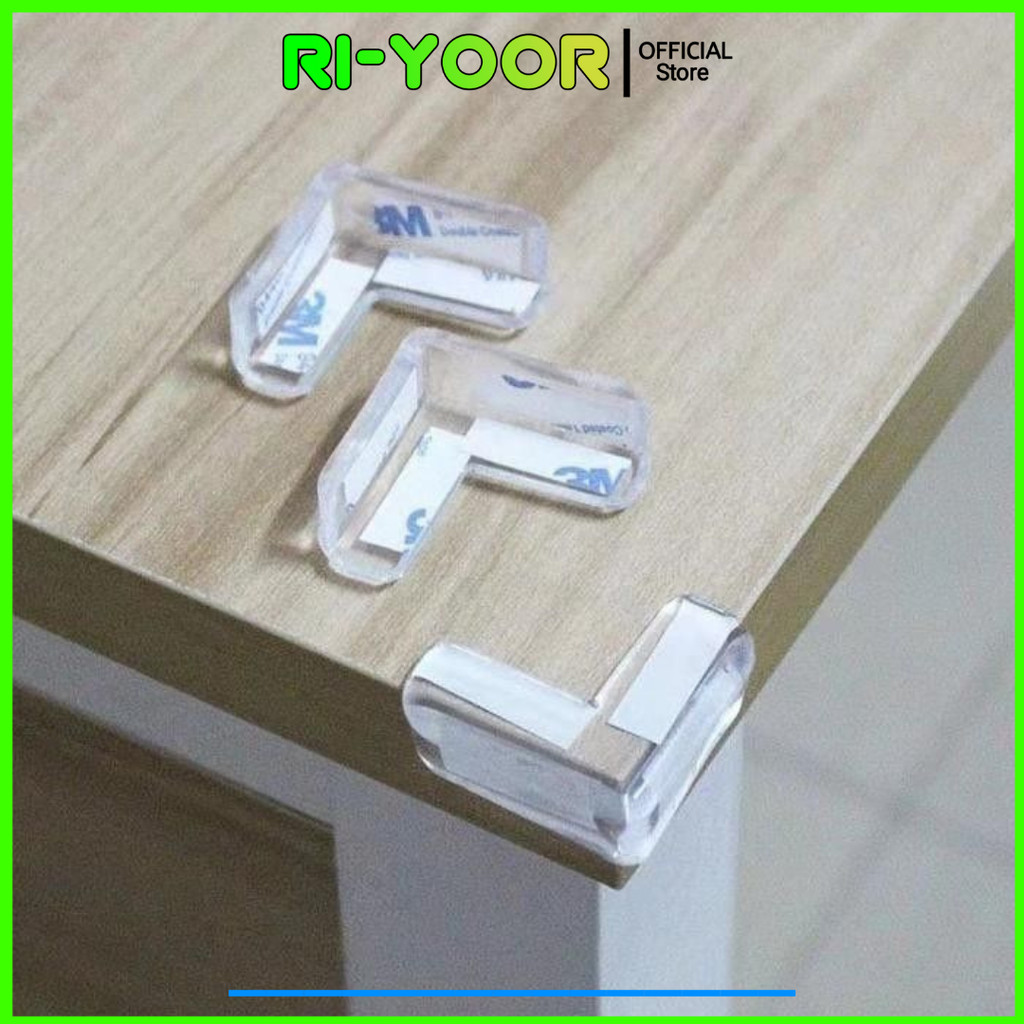 karet siku meja L karet anti bentur penahan siku meja kursi lemari bentuk L - karet siku meja L