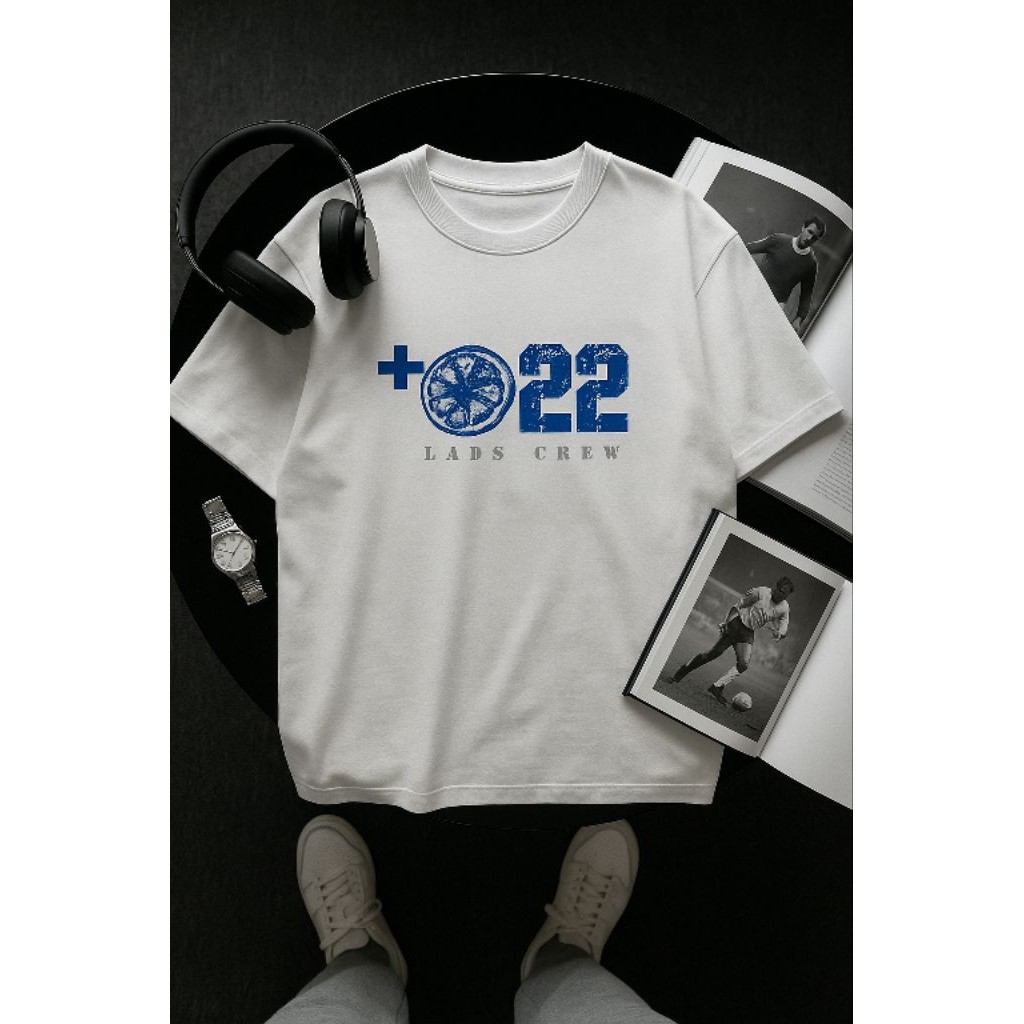 Tshirt 022 Lads Crew Bobotoh Kaos Premium Combed 24s