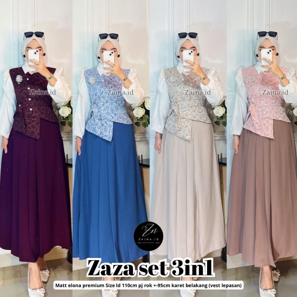 2712    ZAZA SET 3IN1  FASHION  by Zn