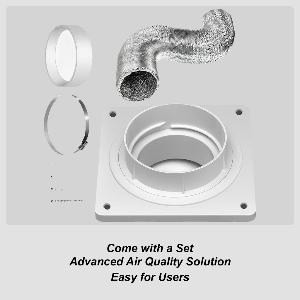 Portable Ac Window Vent Kit Portable Ac Exhaust Hose Window Kit Adjustable Connector Seal Ring For S