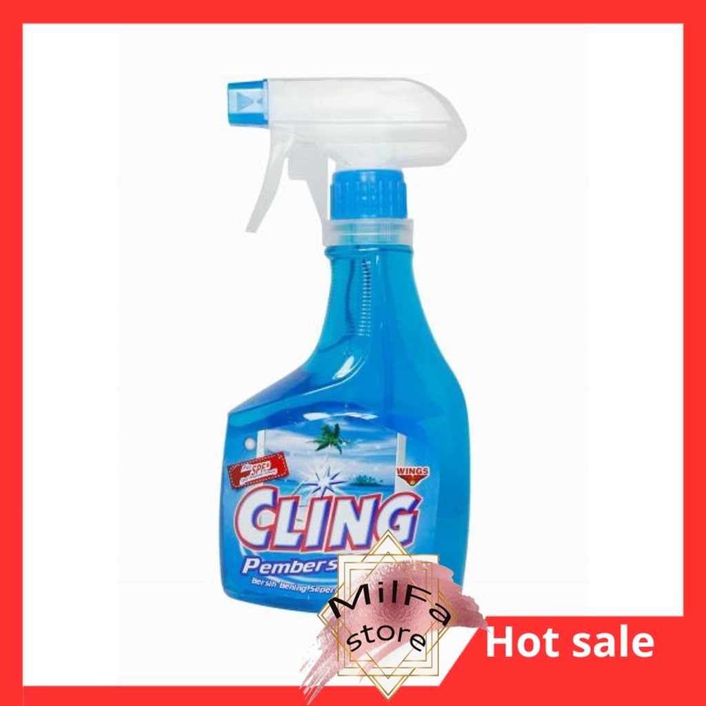 MF1304 CLING CAIRAN PEMBERSIH KACA CLING BOTOL SPRAY 425 ML