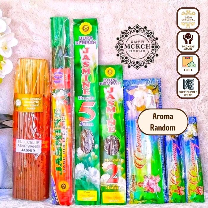 'Jasmine/Melati' Paket Dupa harum Aroma Jasmine / Dupa Premium Abu Dingin / Dupa Pengharum Ruangan /