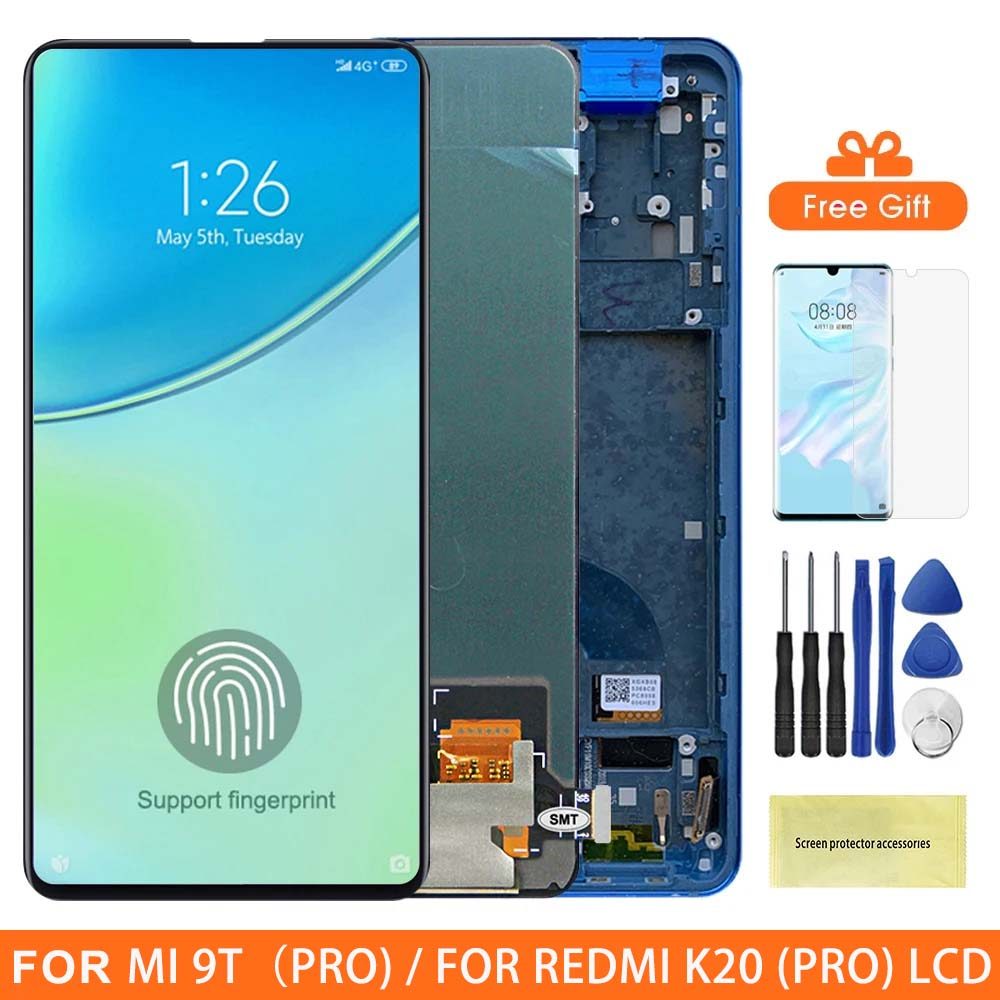 Super Amoled Screen for Xiaomi Mi 9T Pro / Mi 9T Lcd Display Digital Touch Screen for Xiaomi Redmi K