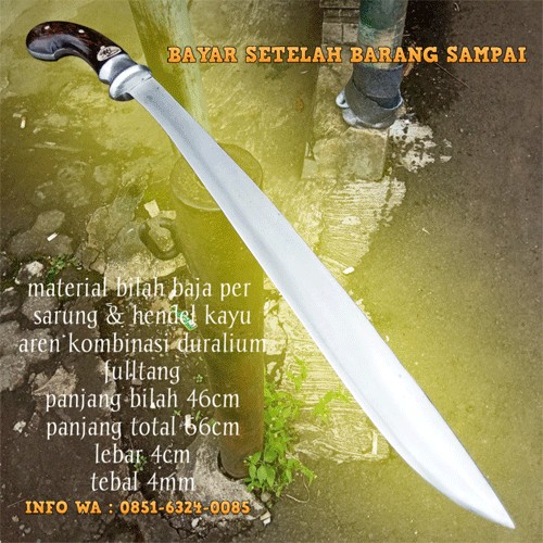 GOLOK LAMPUNG SERBAGUNA GOLOK KEBUN KERJA BAJA PER 180 BISA COD