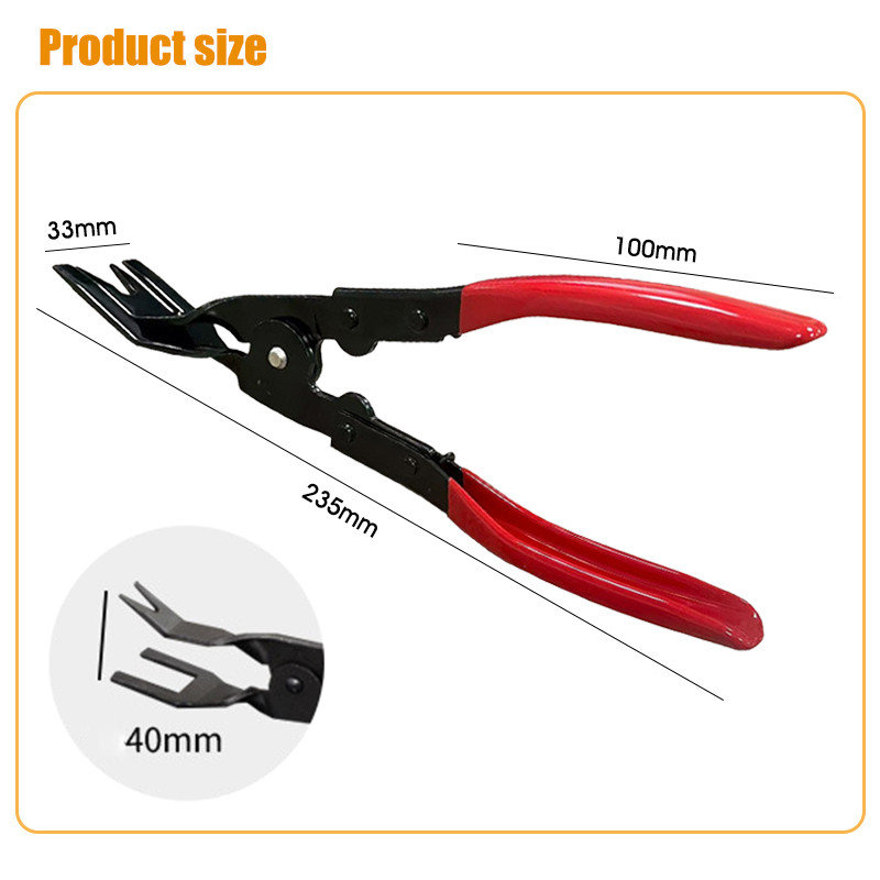 Car Clip Removal Pliers Tools Slip-proof Anti-rust Trim Clip Removal Pliers Body Panel Door Fastener