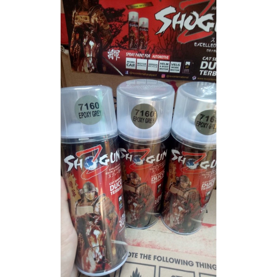 Cat semprot duco shogunz shogun epoxy grey 7160 400cc pilok dasar epoxy cat semprot jepang terbagus