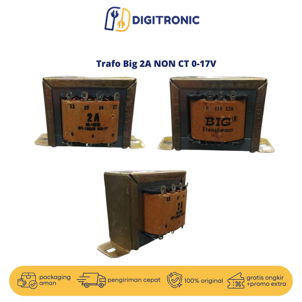 Trafo Big 2A NON CT 0-17V