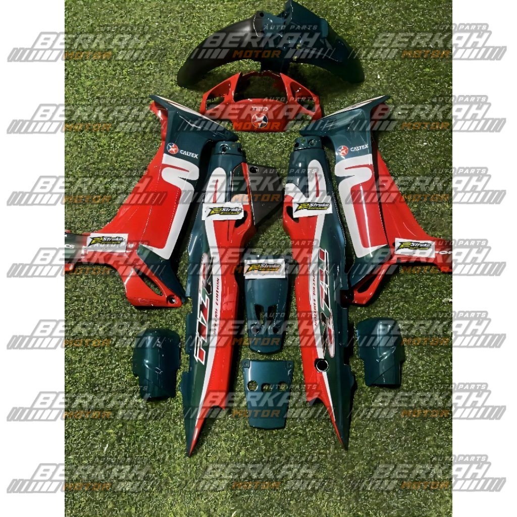 Cover Body Fizr Full Set Halus Body Fizr Caltex Merah Hijau Botol Body Set Halus Yamaha Fizr F1zr