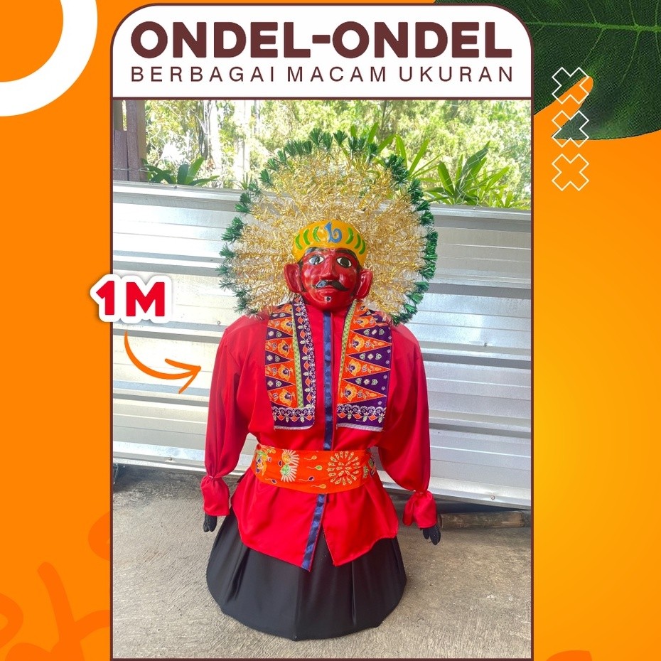 Ondel ondel 1 Meter Topeng Fiber