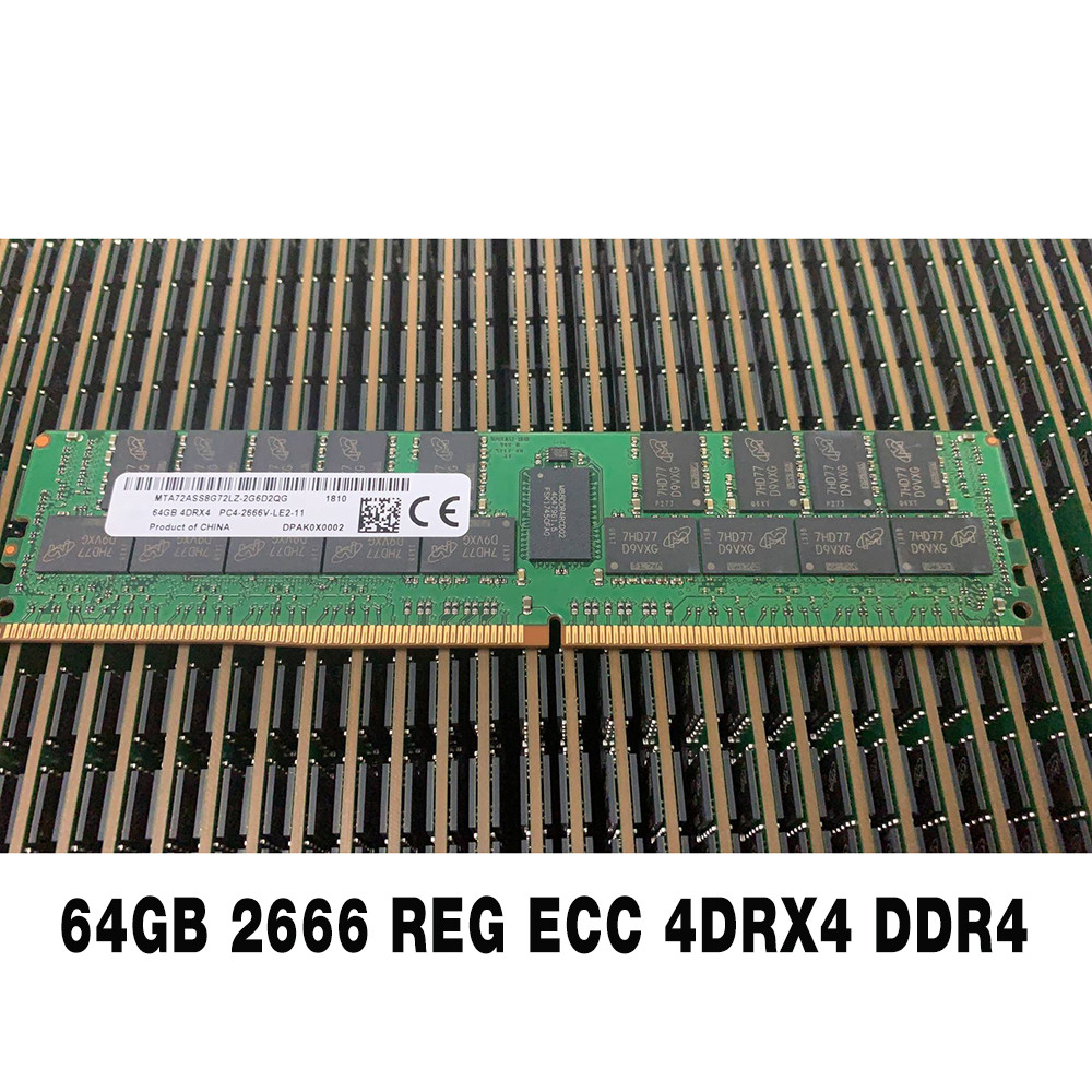 1PCS Memory 64G LRMM RAM High Quality Fast Ship 64GB 2666 REG ECC 4DRX4 DDR4