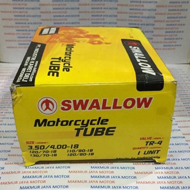 Ban Dalam Motor Swallow 350/400-18 110/80-18 120/80-18 130/70-18