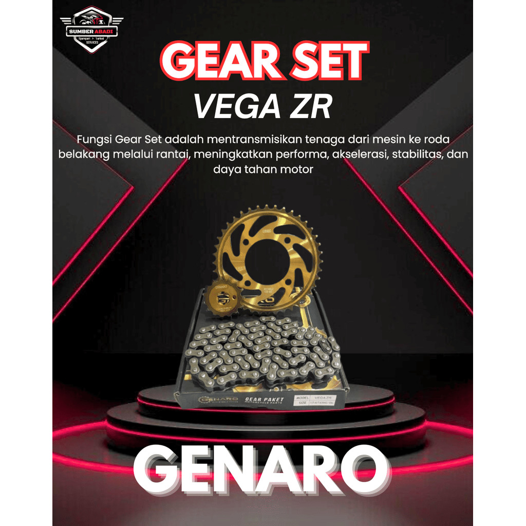Genaro Gear Set Vega ZR