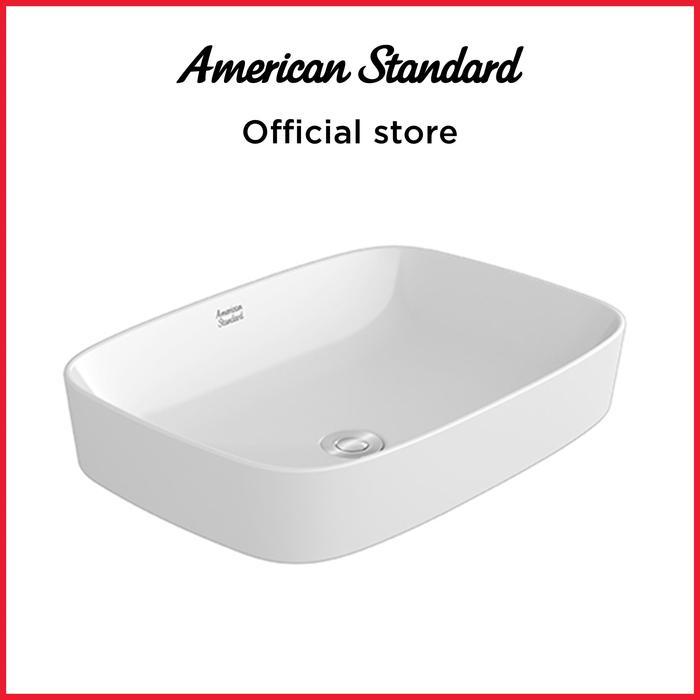American Standard Wastafel Meja - Signature 550mm Vessel White