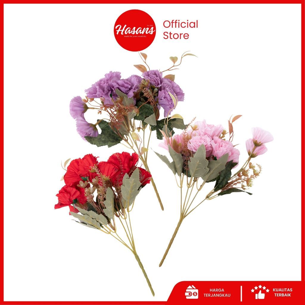 Hasans / Bunga Adenium Tumpuk Artificial / Bunga Adenium Tumpuk Palsu / Bunga Adenium Tumpuk Plastik