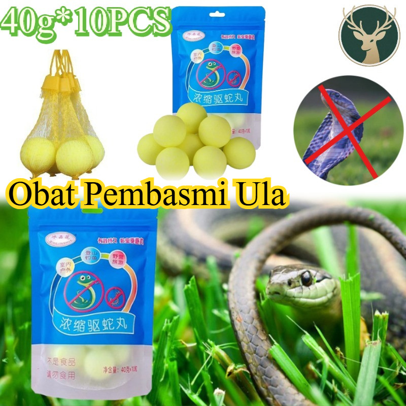 400g 10Pcs Obat Pembasmi Ular/ Portabel Anti Ular / Anti-Snake/ Rumah Snake Repellent Realgar/ Masuk