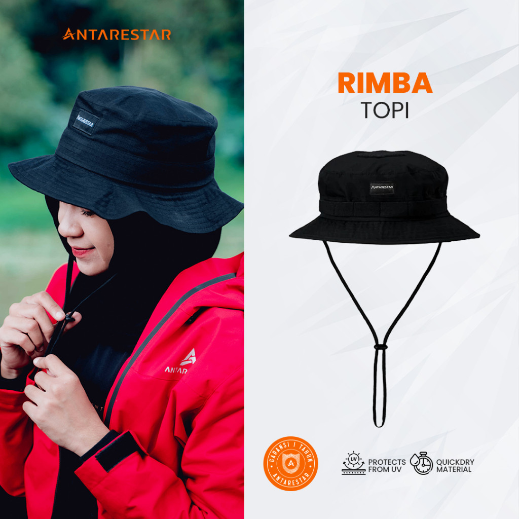 Topi Pria Bucket Hat Rimba Topi Gunung Pria Wanita Outdoor Topi Rimba Mall Antarestar