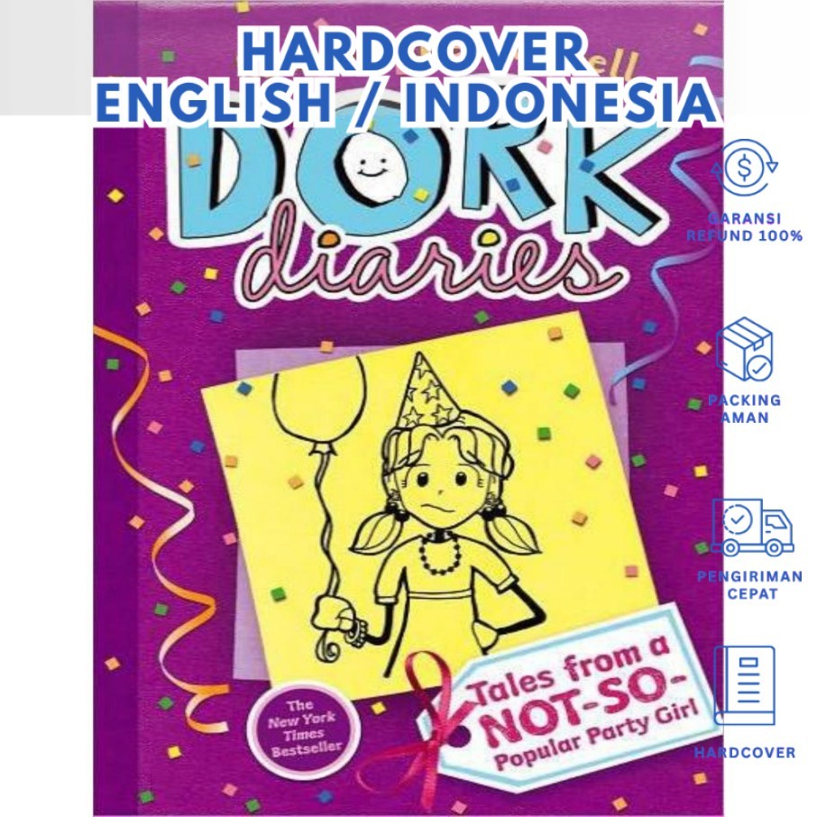 Hardcover Edition_IN/EN Version _Dork Diaries By Rachel Renee Russell (Book 1  14)a