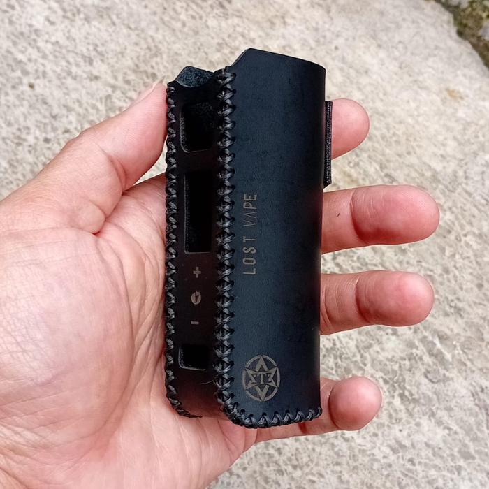 Gantungan Kunci Thelema Solo Handmade Casing Sarung Kulit Model Standar Gaya Unik Cocok untuk Penggu