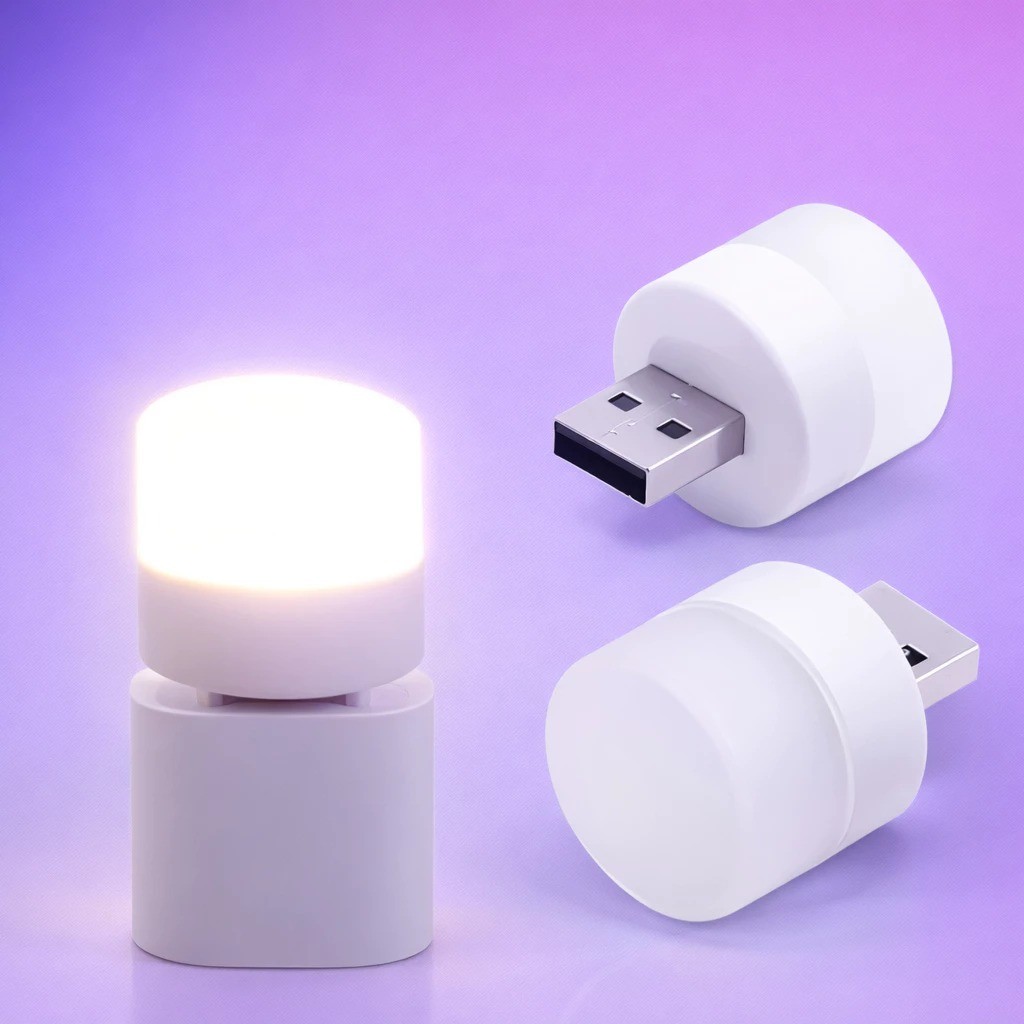 STAR - Bola Lampu Usb Bola Lampu Mini Usb LED Portable | Lampu Laptop Power Bank | Hemat Energi Tera