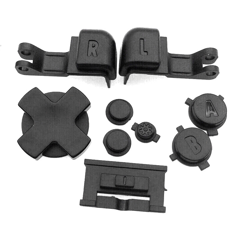 1set Tombol Lengkap Untuk Penggantian GBA SP LR AB D PAD Set Tombol Kunci untuk Nintendo Gameboy Adv