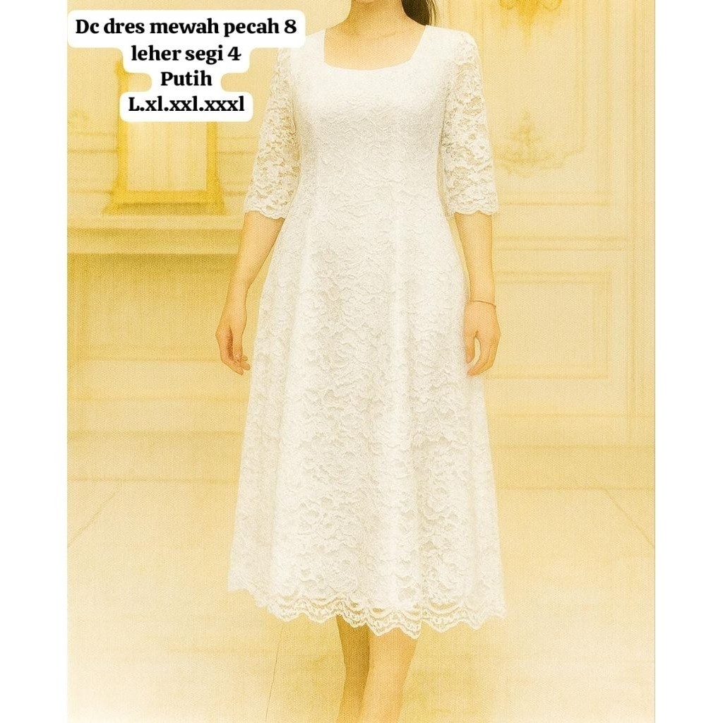 VS  Dres Brokat Pesta Dress // Model Pecah 8