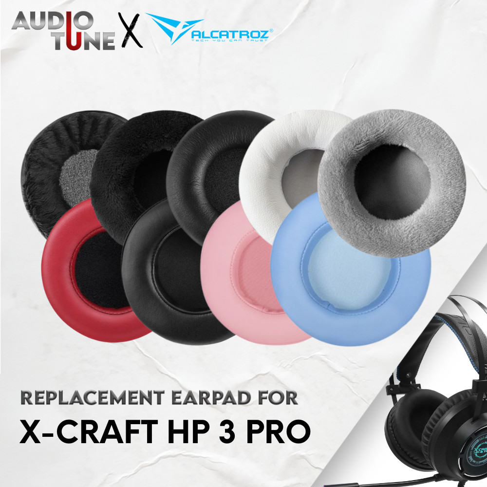 Earpad Earcup Ear Cushion Alcatroz X-Craft HP3 Pro X Craft HP 3Pro Busa Foam Bantalan Pad