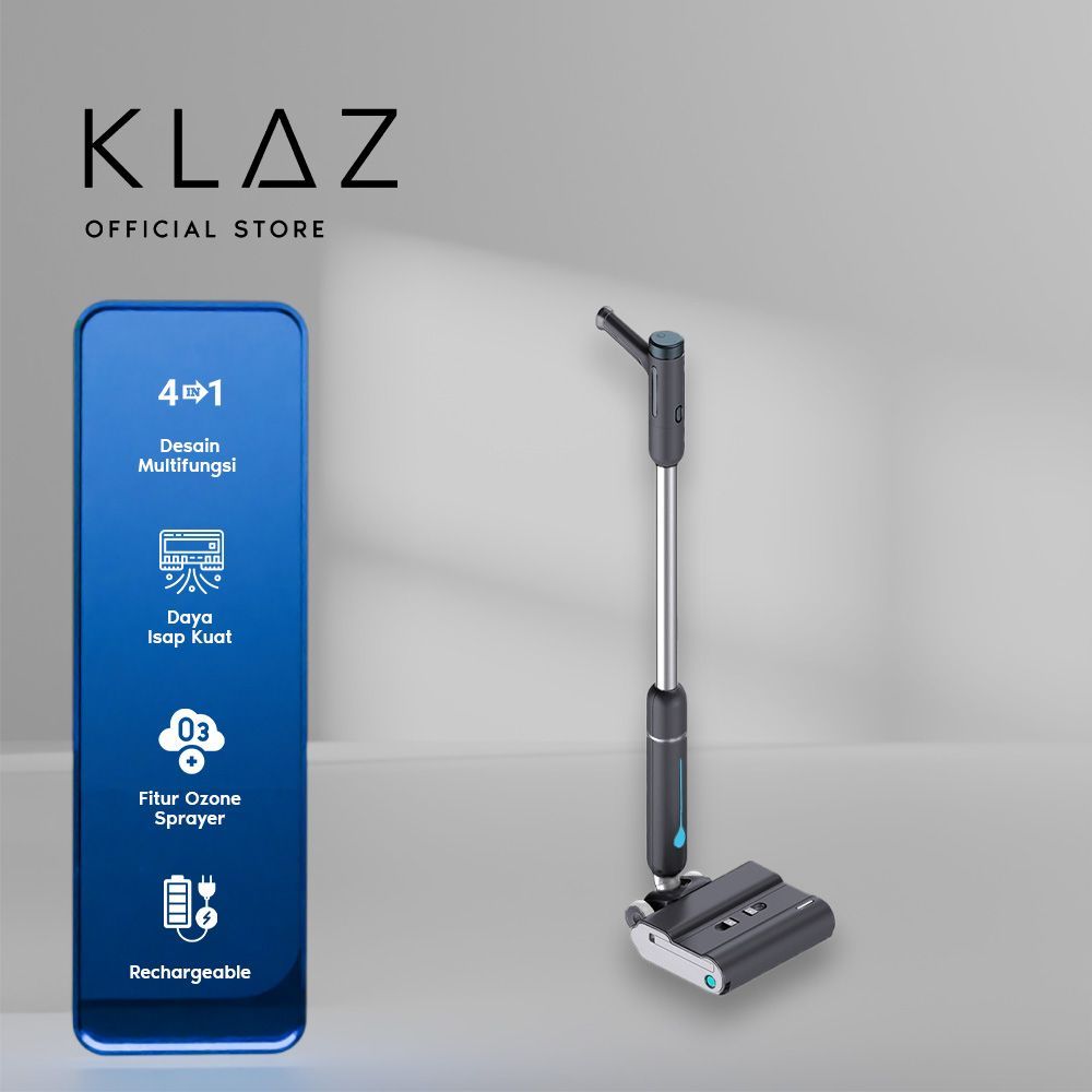 Klaz Vacuum Cleaner & Floor 4 In 1 - Hitam Alat Pembersih Vakum Cleaning Tool Vacum Cleaner Penyedot